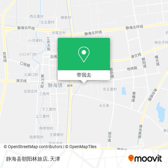静海县朝阳林旅店地图