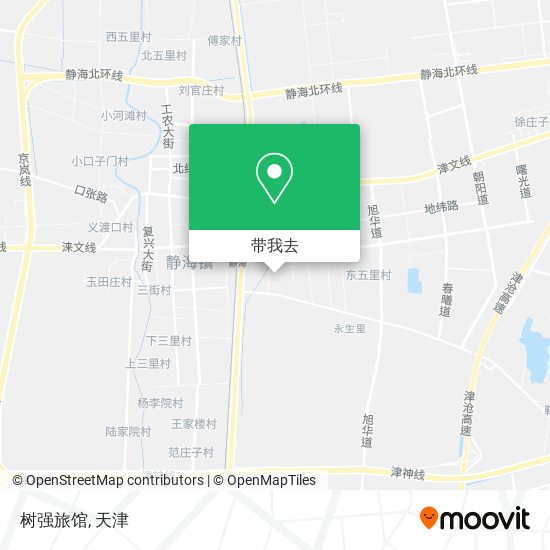 树强旅馆地图