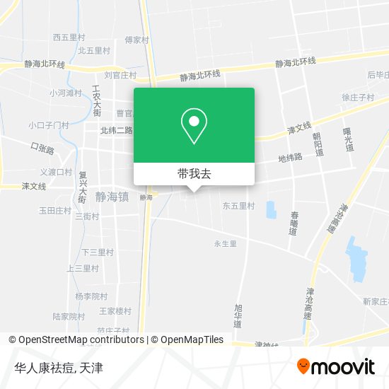 华人康祛痘地图