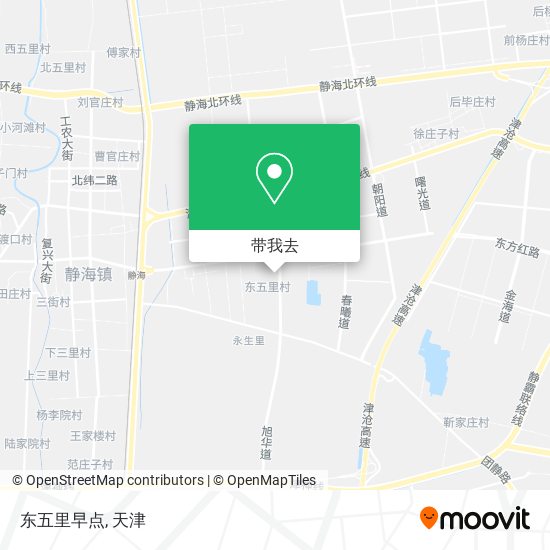东五里早点地图