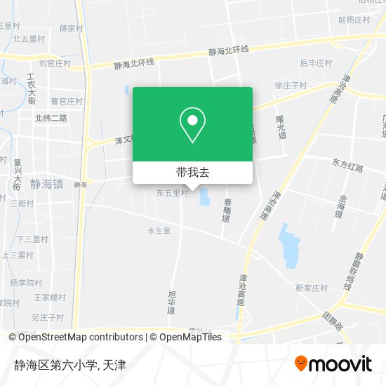 静海区第六小学地图