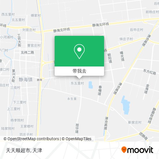 天天顺超市地图
