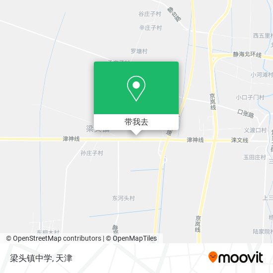 梁头镇中学地图