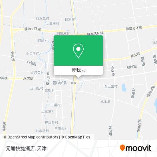 元通快捷酒店地图