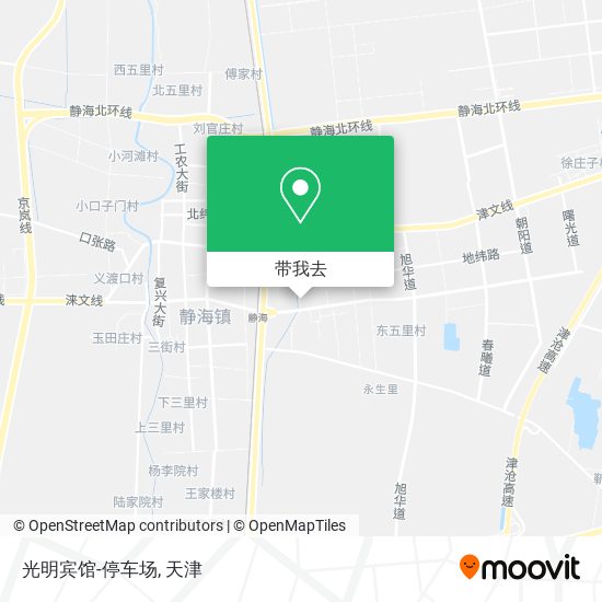 光明宾馆-停车场地图
