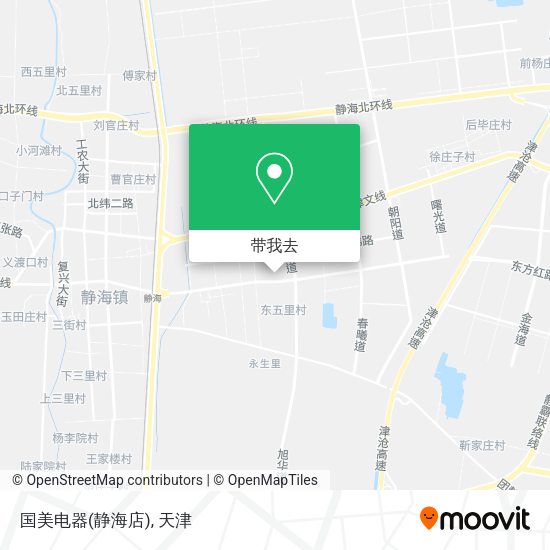 国美电器(静海店)地图