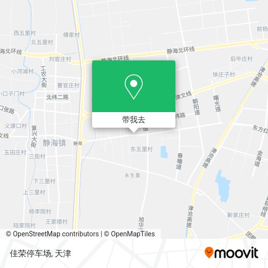佳荣停车场地图