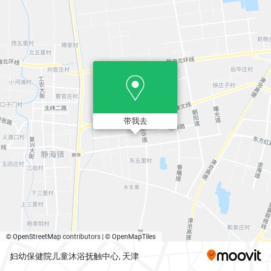 妇幼保健院儿童沐浴抚触中心地图