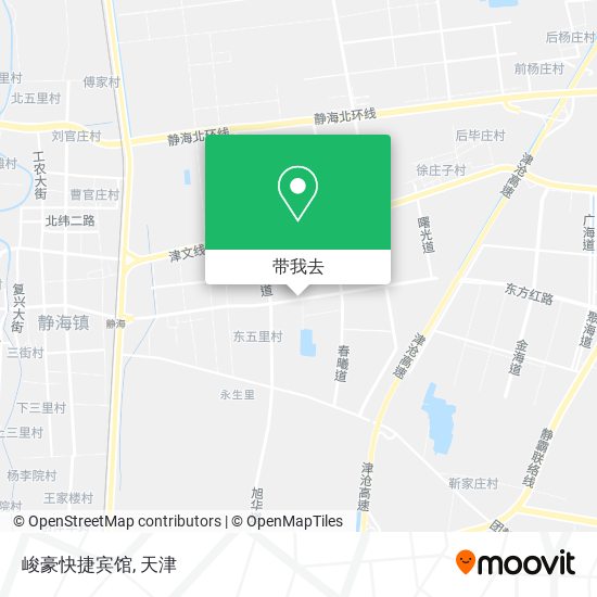 峻豪快捷宾馆地图