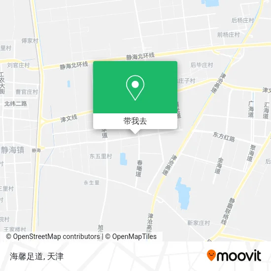 海馨足道地图