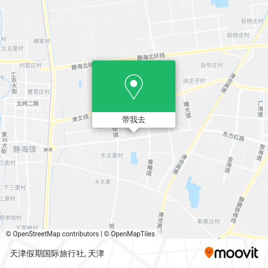 天津假期国际旅行社地图