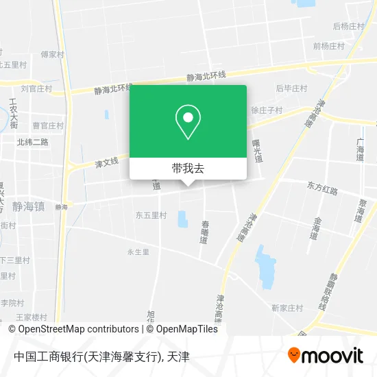 中国工商银行(天津海馨支行)地图