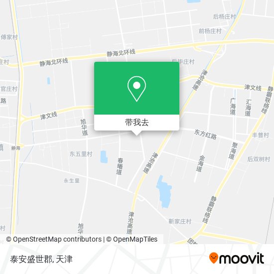 泰安盛世郡地图