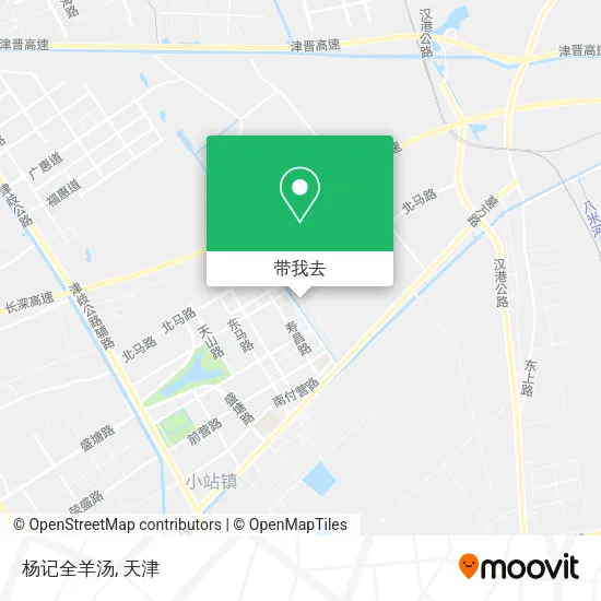 杨记全羊汤地图