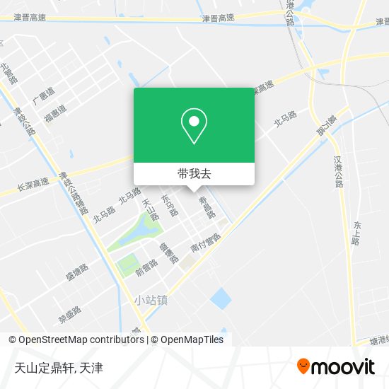 天山定鼎轩地图