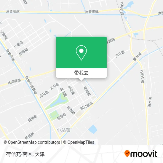 荷信苑-南区地图