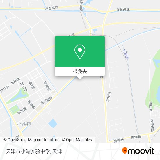 天津市小站实验中学地图