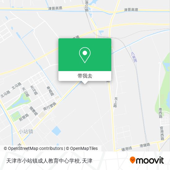 天津市小站镇成人教育中心学校地图