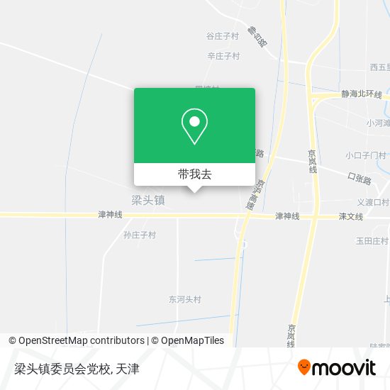梁头镇委员会党校地图