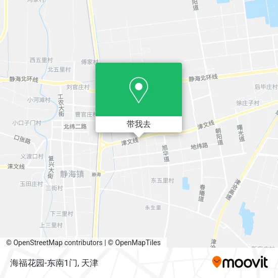 海福花园-东南1门地图