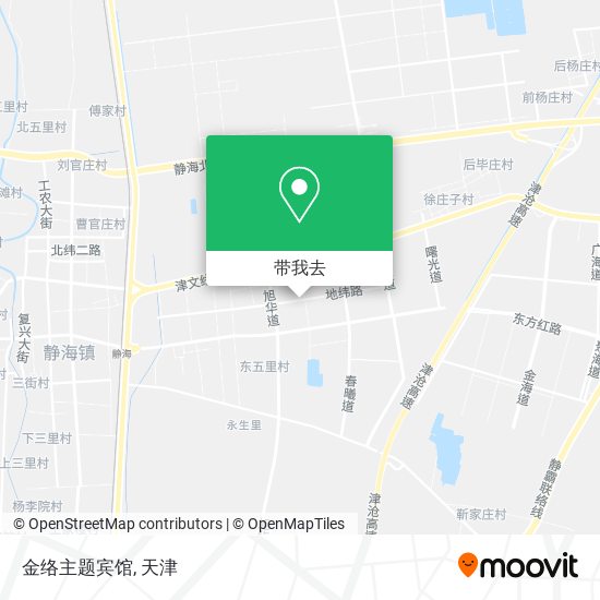 金络主题宾馆地图