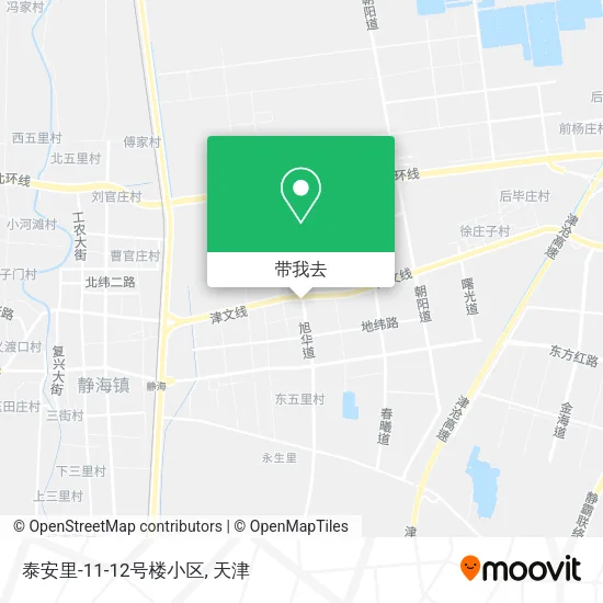 泰安里-11-12号楼小区地图