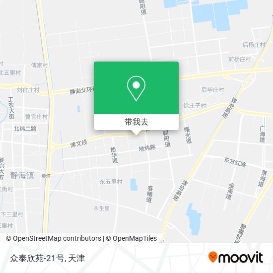 众泰欣苑-21号地图