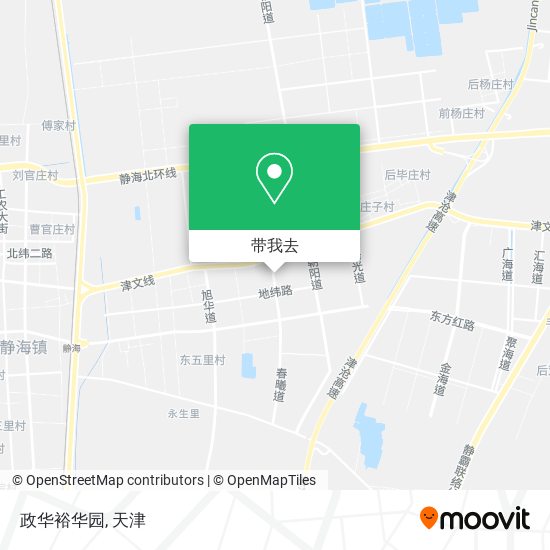 政华裕华园地图