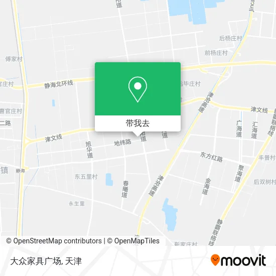大众家具广场地图