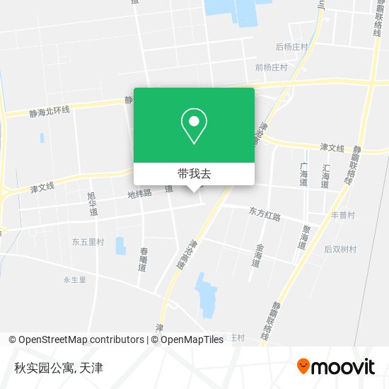 秋实园公寓地图