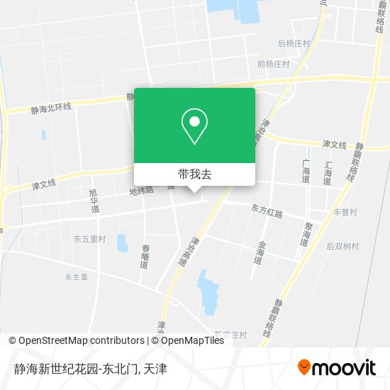 静海新世纪花园-东北门地图