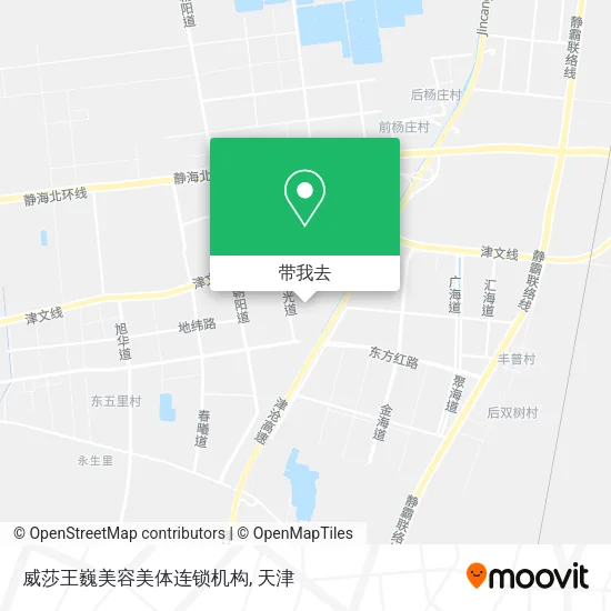 威莎王巍美容美体连锁机构地图