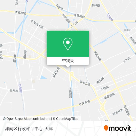 津南区行政许可中心地图