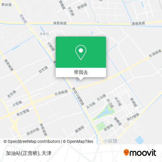 加油站(正营桥)地图