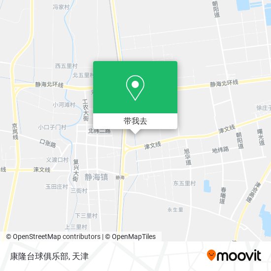 康隆台球俱乐部地图