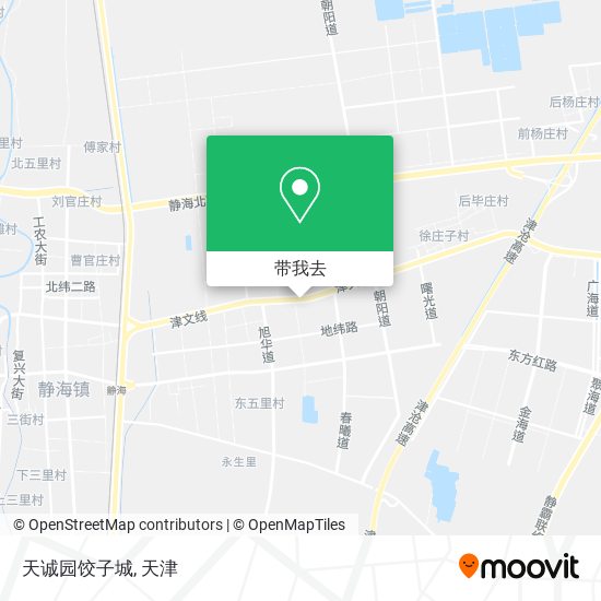 天诚园饺子城地图