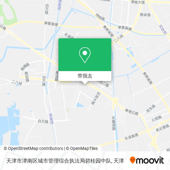 天津市津南区城市管理综合执法局碧桂园中队地图