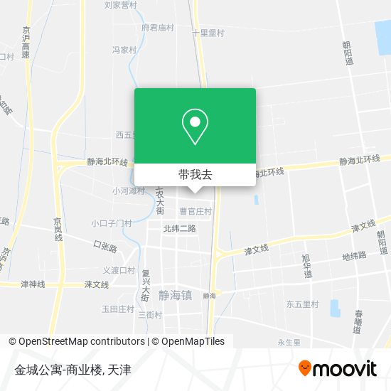 金城公寓-商业楼地图