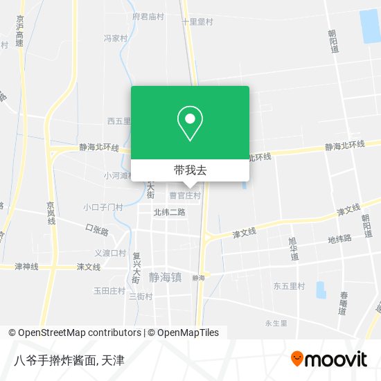 八爷手擀炸酱面地图