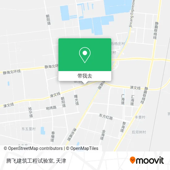 腾飞建筑工程试验室地图