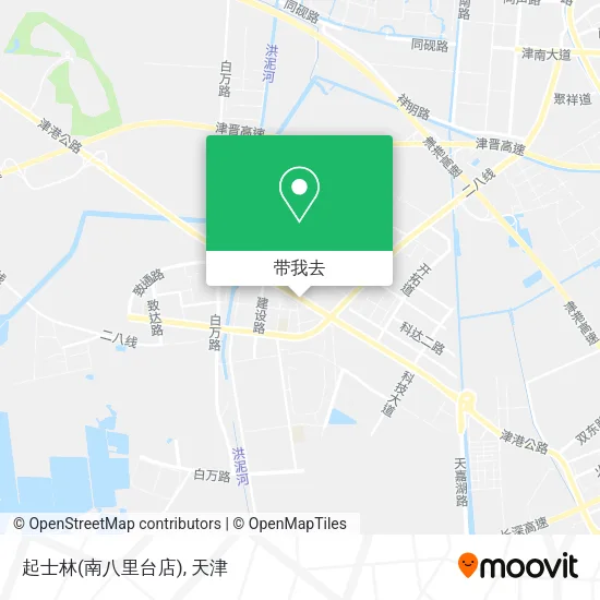 起士林(南八里台店)地图