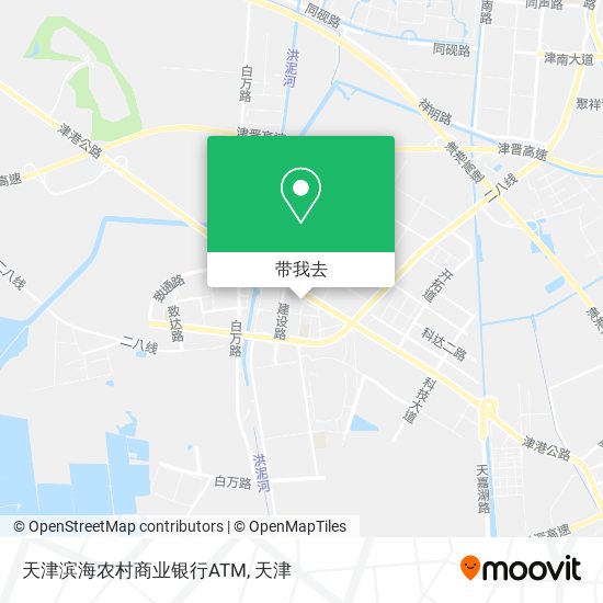 天津滨海农村商业银行ATM地图