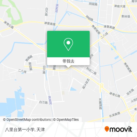 八里台第一小学地图