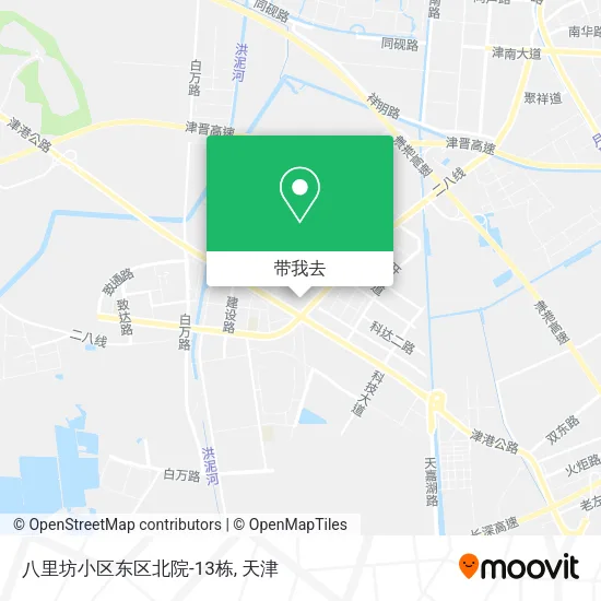 八里坊小区东区北院-13栋地图