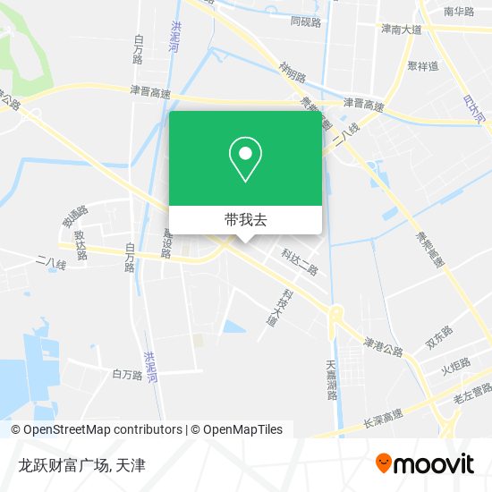 龙跃财富广场地图