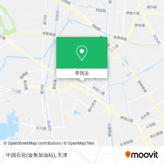 中国石化(金角加油站)地图