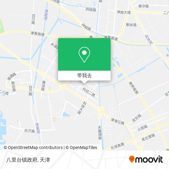 八里台镇政府地图