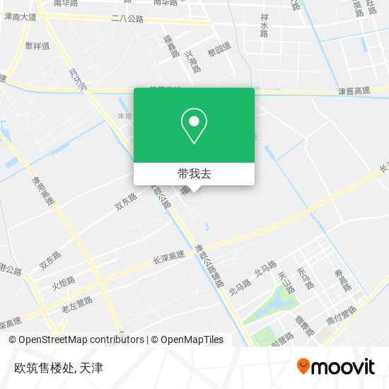 欧筑售楼处地图