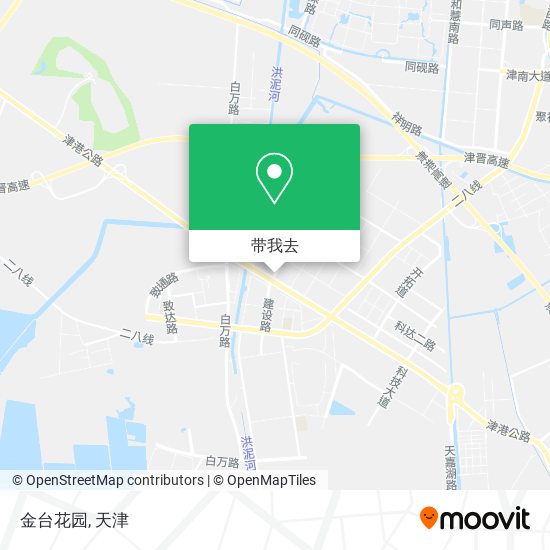 金台花园地图