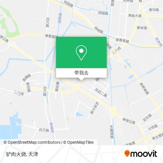 驴肉火烧地图